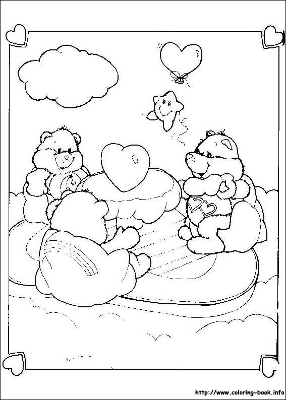 The Care Bears coloring picture